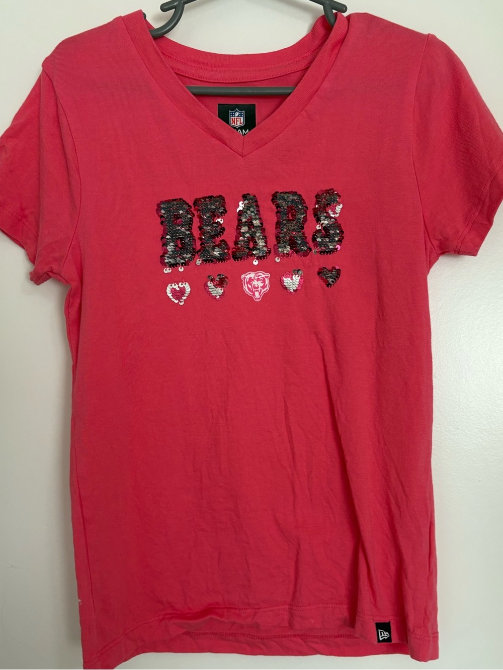 Girls Chicago 'Bears' V-Neck Tee